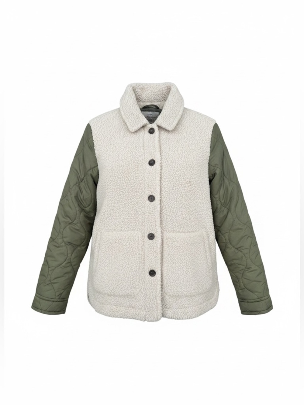 Weatherproof Vintage LadiesWomen Quilted Mixed Media Jacket, Medium